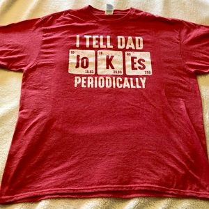 Funny dad jokes t-shirt. extra large